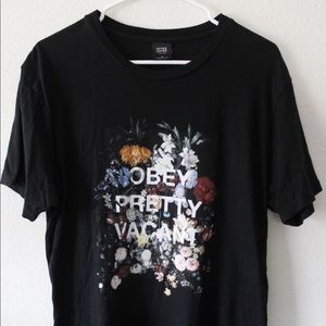 Obey “Pretty Vacant” Floral Tee